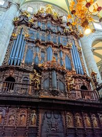 Low angle view of ornate building