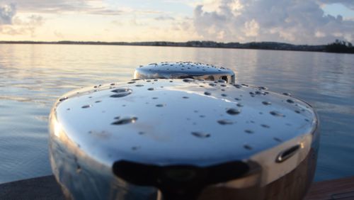Reflection of clouds in water