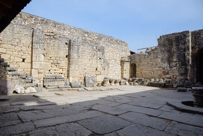 View of old building against sky