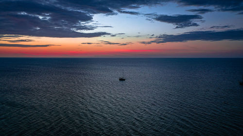 Boat and infinity