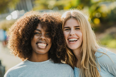 Portrait of smiling young woman