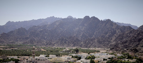 Hatta, situated on the rugged hajjar mountains 