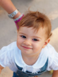 Portrait of cute boy