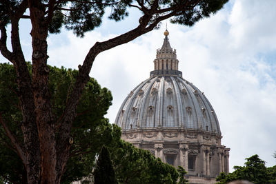 View of cathedral against cloudy sky