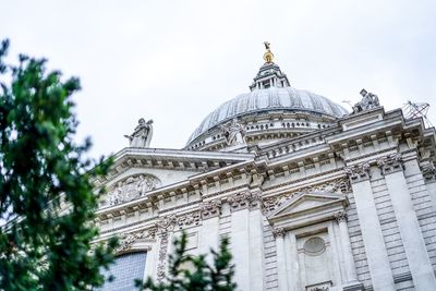 Low angle view of historical building against sky