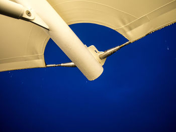 Low angle view of blue sky