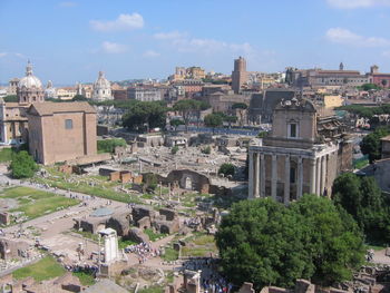 Aerial view of a city