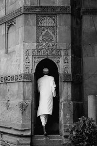 Man entering mosque
