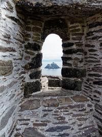 View of old ruins