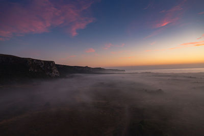 Sunrise on a beach in new zealand