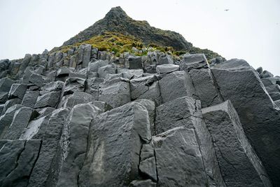 Low angle view of old ruins