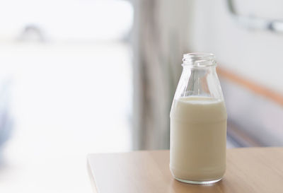 Close-up of drink on table