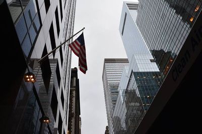 Low angle view of modern building