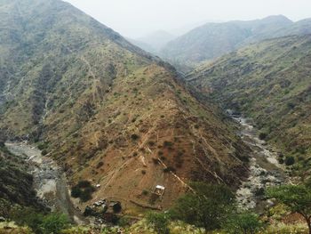 High angle view of landscape