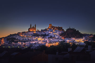 Low angle view of buildings in city