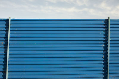 Low angle view of modern building against sky