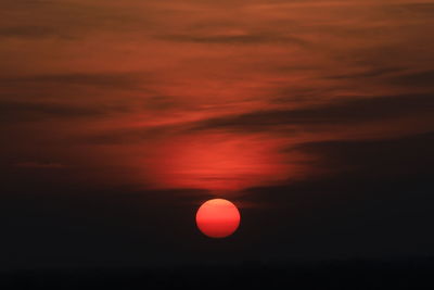 Scenic view of sunset