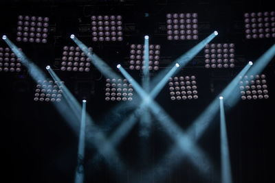 Close-up of illuminated lights