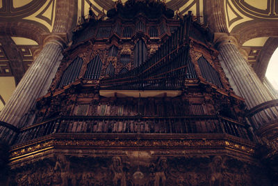 Low angle view of temple