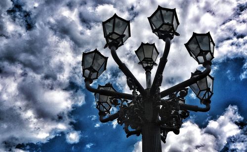 Low angle view of cloudy sky