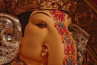 Close-up of buddha statue