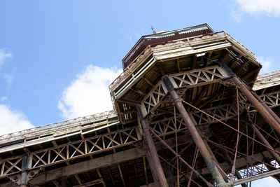 Low angle view of building against sky