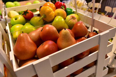 Close-up of fruits for sale in market