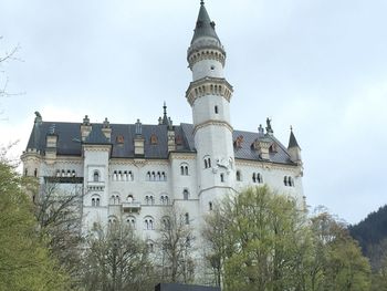 Low angle view of historical building against sky