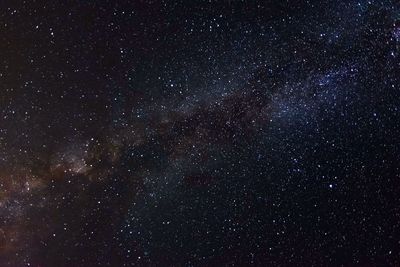 Low angle view of stars in sky