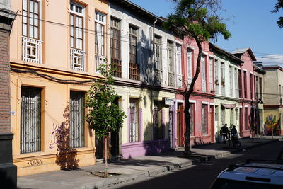 Residential buildings against sky