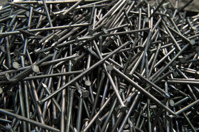 Full frame shot of metal structure