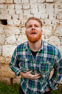 Portrait of man smiling