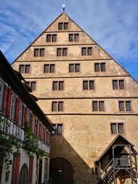 Low angle view of building against sky