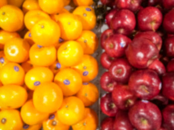 Full frame shot of fruits for sale