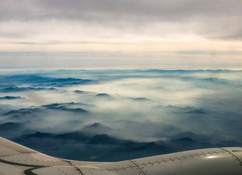 Scenic view of cloudscape against the sky