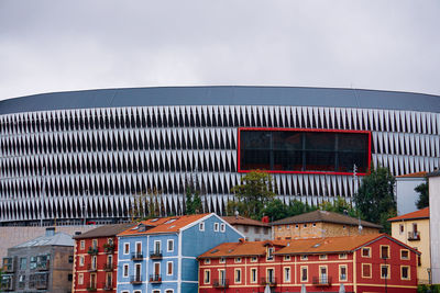 Low angle view of building against sky