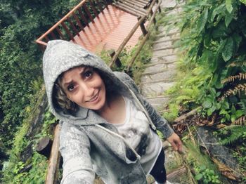 Portrait of a smiling young woman