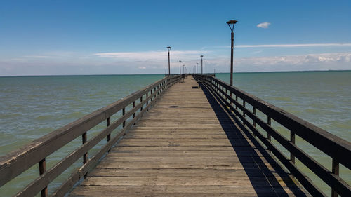 Pier leading to sea