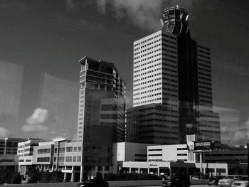 Low angle view of office building