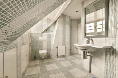 Interior of bathroom