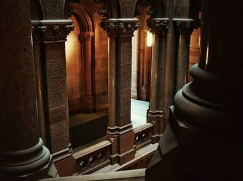 Close-up of piano keys