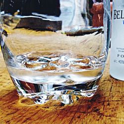 Close-up of drink on table