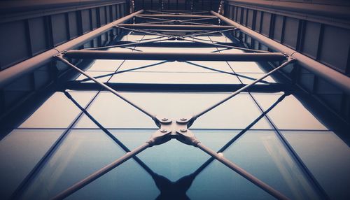 Directly below shot of modern building