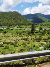 Scenic view of landscape against sky