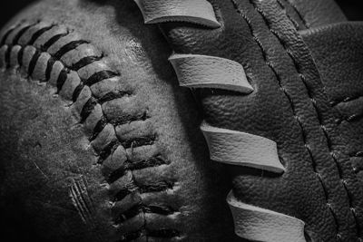 Full frame shot of baseball