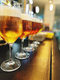 Close-up of drink on table