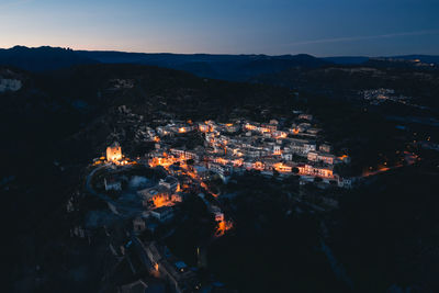 Ancient italian village. calabria aspromonte.