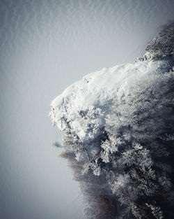 Scenic view of snowcapped landscape 