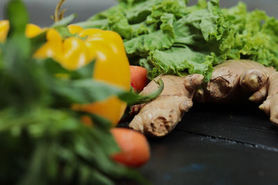 Close-up of fresh vegetables