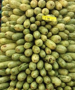 Full frame shot of fruits for sale in market